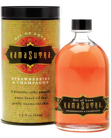 Kama sutra oil of love - 3.4 oz strawberries & champagne