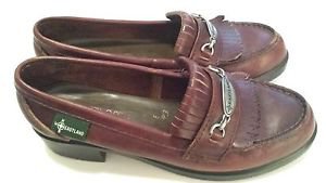 EASTLAND BROWN LEATHER LOAFERS WOMEN'S SIZE 7 1/2 M (186638)