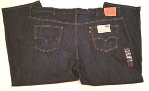 Levi's 559 Mens Big & Tall Denim Blue Jeans Relaxed Straight NWT $68 Sz W52 L30
