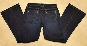 Womens Old Navy High Rise Stretch Denim Blue Jeans Bootcut Size 8 W32 L31