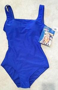 Womens Royal Blue One Piece Bathing Suit Swim Suit Swimwear Size 10 NWT $49.99