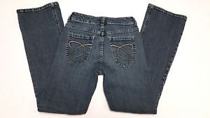 Chicos Womens Distressed Stretch Denim Blue Jeans size 00 Reg (Misses 2, XXS)