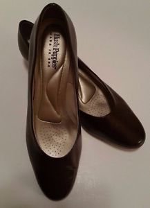 Hush Puppies Womens Brown Soft Style Angel II Pump Heel Shoes Size 9 M