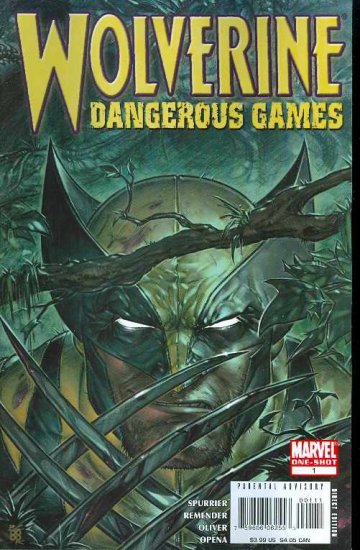 WOLVERINE DANGEROUS GAME ONE SHOT m/nm (2008)