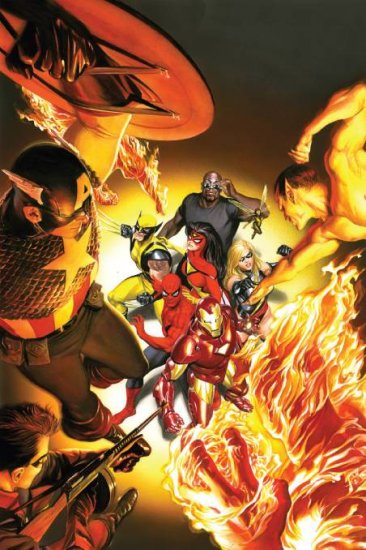 AVENGERS INVADERS ALEX ROSS POSTER 24x36