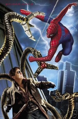 2004 SPIDERMAN vs DOC OCK POSTER 22x34 SPIDER-MAN