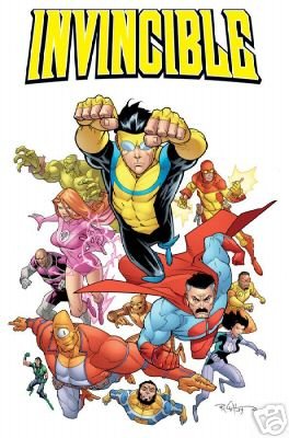INVINCIBLE CAST POSTER 24 x 36 inches Ryan Ottley