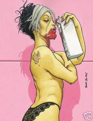 BITE CLUB #1 VAMPIRE POSTER FRANK QUITELY 24x36