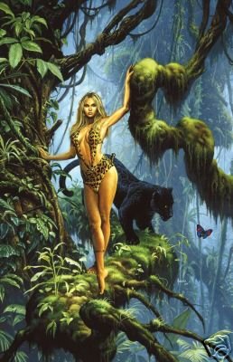SHEENA QUEEN OF THE JUNGLE JOE JUSKO POSTER 18x24
