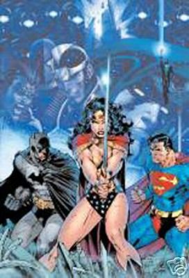 2006 INFINITE CRISIS #1 POSTER stunning art JIM LEE