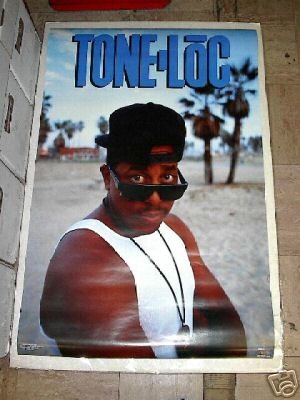 VINTAGE TONE LOC 1980s RAPPER poster 22 x 34 inches