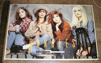 1988 VINTAGE BANGLES ROCK GROUP POSTER 23x35