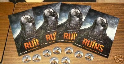 THE RUINS MOVIE POSTER x4 plus 10 movie stickers