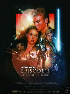 Star Wars Attack of the Clones Poster 22 x 34 inches
