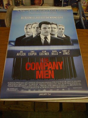 THE COMPANY MEN MOVIE POSTER (2010) BEN AFFLECK D/S 27 x 40