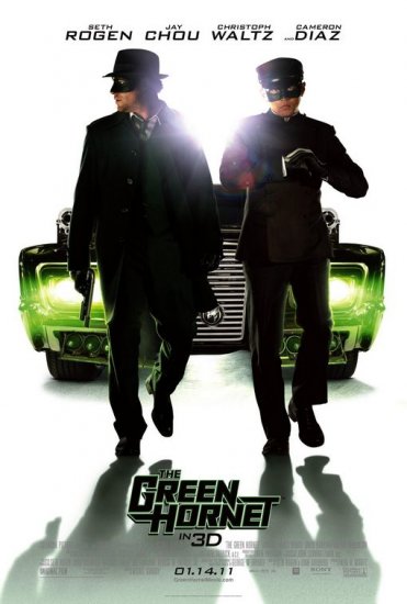 THE GREEN HORNET 3D ADVANCE MINI MOVIE POSTER Free shipping. SETH ROGAN JAY CHOU