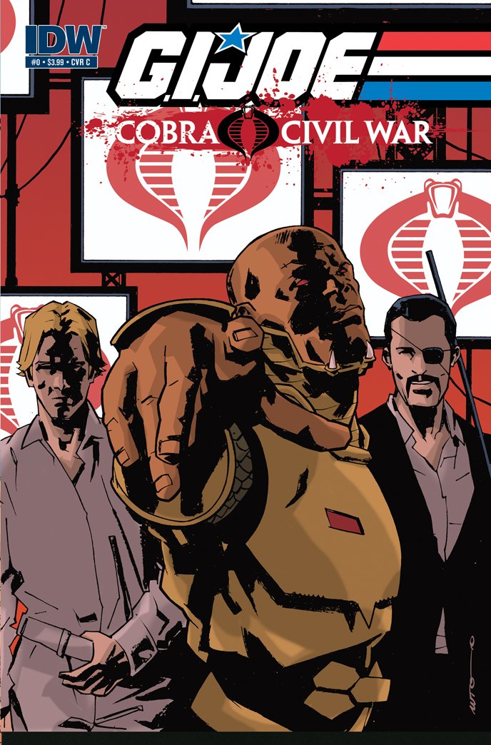 G.I. Joe Cobra Civil War #0 Cover C near mint comic (2011)