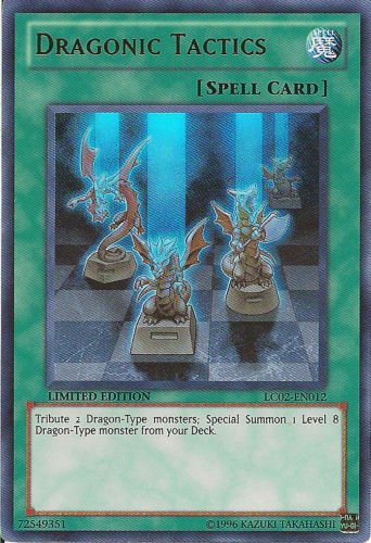 YUGIOH DRAGONIC TACTICS (LIMITED EDITION) ULTRA RARE HOLO LC02-EN012 near mint card
