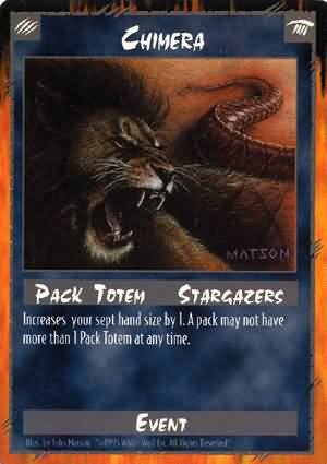 Rage Chimera (Unlimited Edition) near mint card