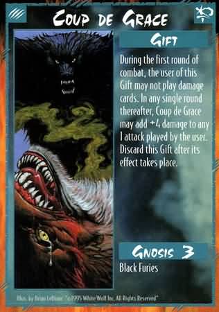 Rage Coup De Grace (Unlimited Edition) near mint card