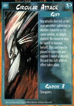 Rage Circuclar Attack (Unlimited Edition) near mint card