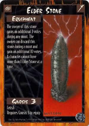 Rage Elder Stone (Limited Edition) near mint card