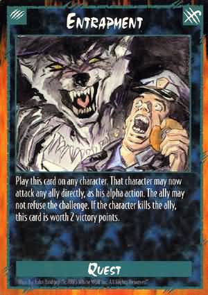 Rage Entrapment (Unlimited Edition) near mint card (Quest)