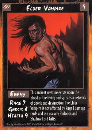 Rage Elder Vampire (Unlimited Edition) near mint card