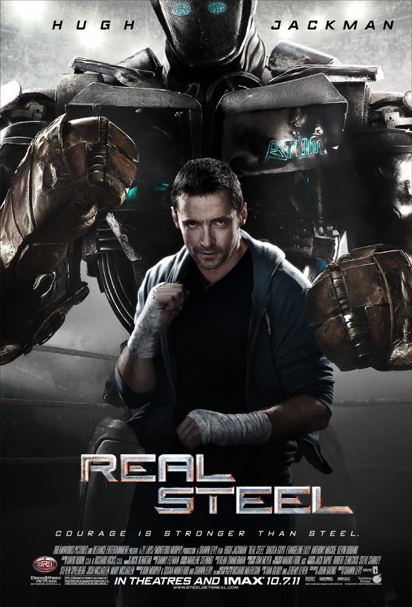 REAL STEEL MOVIE POSTER 27 x 40 inches HUGH JACKMAN d/s