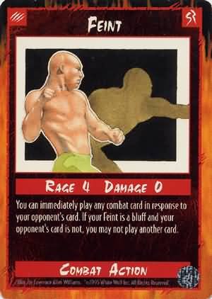 Rage Feint (Limited Edition) near mint card