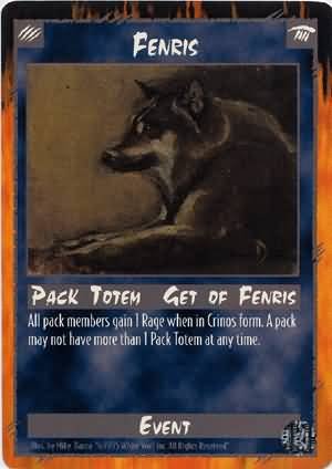 Rage Fenris (Limited Edition) near mint card
