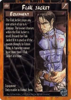 Rage Flak Jacket (Limited Edition) near mint card