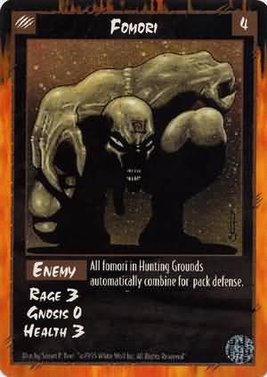 Rage Fomori Rage 3 Health 3 (Limited Edition) near mint card