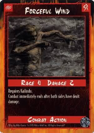 Rage Forceful Wind (Limited Edition) near mint card
