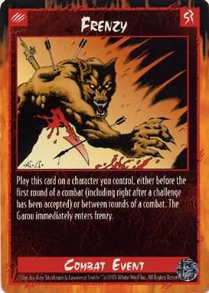 Rage Frenzy (Limited Edition) near mint card
