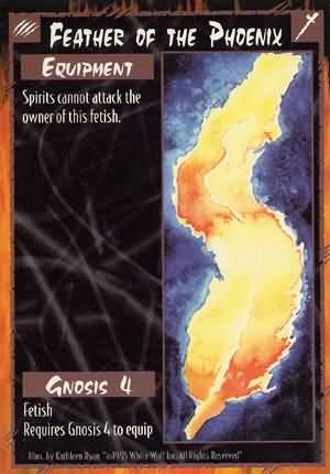 Rage Feather of the Phoenix (Unlimited Edition) near mint card