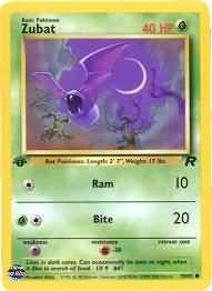 Pokemon Zubat (Team Rocket) Unlimited Edition #70/82 near mint card