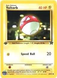 Pokemon Voltorb (Team Rocket) Unlimited Edition #69/82 near mint card