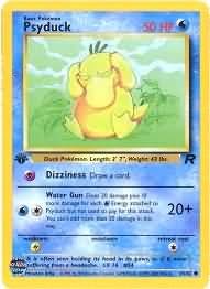Pokemon Psyduck (Team Rocket) 1st Edition #65/82 near mint card