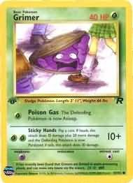 Pokemon Grimer (Team Rocket) 1st Edition #57/82 near mint card
