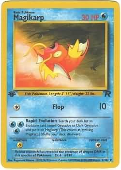 Pokemon Magikarp (Team Rocket) 1st Edition #47/82 near mint card uncommon