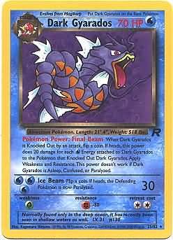 Pokemon Dark Gyarados (Team Rocket) Unlimited Edition #25/82 near mint card rare non holo