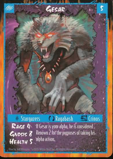 Rage Gesar (Unlimited Edition) near mint card