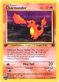 Pokemon Charmander (Team Rocket) Unlimited Edition #50/82 near mint card common