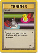 Pokemon Switch (Base 2) near mint card #123/130