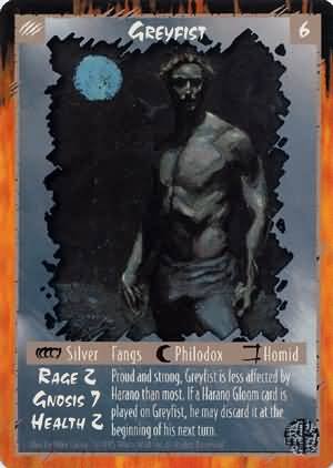 Rage Greyfist (Limited Edition) near mint card