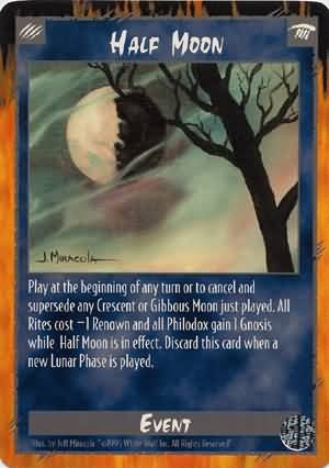 Rage Half Moon (Limited Edition) near mint card