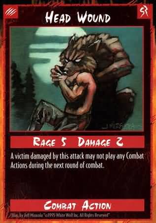Rage Head Wound (Limited Edition) near mint card