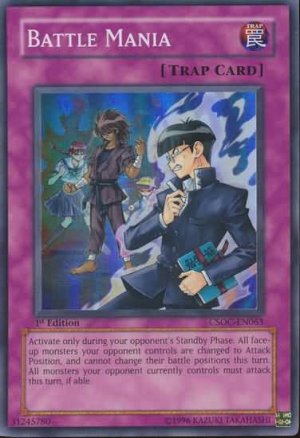 Yugioh Battle Mania CSOC-EN063 Unlimited Edition near mint card Super Rare Holo