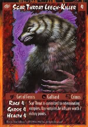 Rage Scar Throat Leech-Killer (Unlimited Edition) near mint card